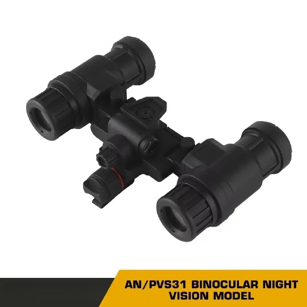 AN/PVS31 Binocular Night Vision Model Dual-Tube Goggles Dummy Props Airsoft Helmet Accessories  for Hunting Cosplay