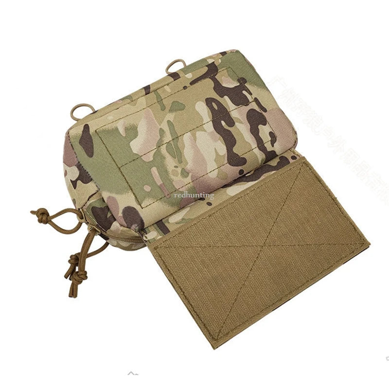Tactical Dump Drop Pouch with Hook and Loop for JPC CPC AVS Vest Utility Tool Bag Airsoft Paintball Hunting Accessories