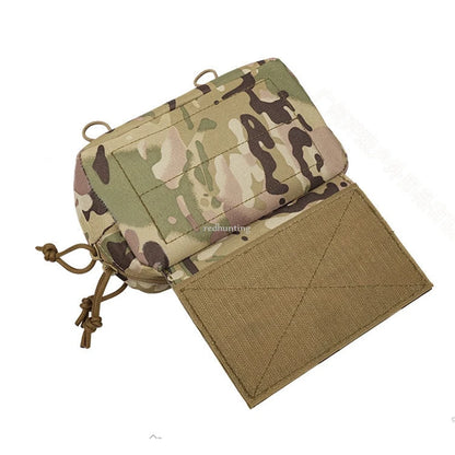 Tactical Dump Drop Pouch with Hook and Loop for JPC CPC AVS Vest Utility Tool Bag Airsoft Paintball Hunting Accessories