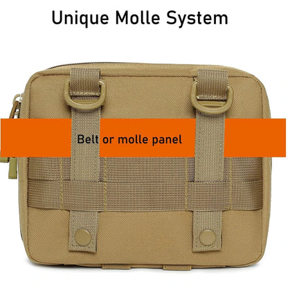 Tool Kit Tactical Bag Outdoor Medical Pouch MOLLE Accessory Pouch for Backpack Vest Multi-function Waterproof 1000D Nylon Bag