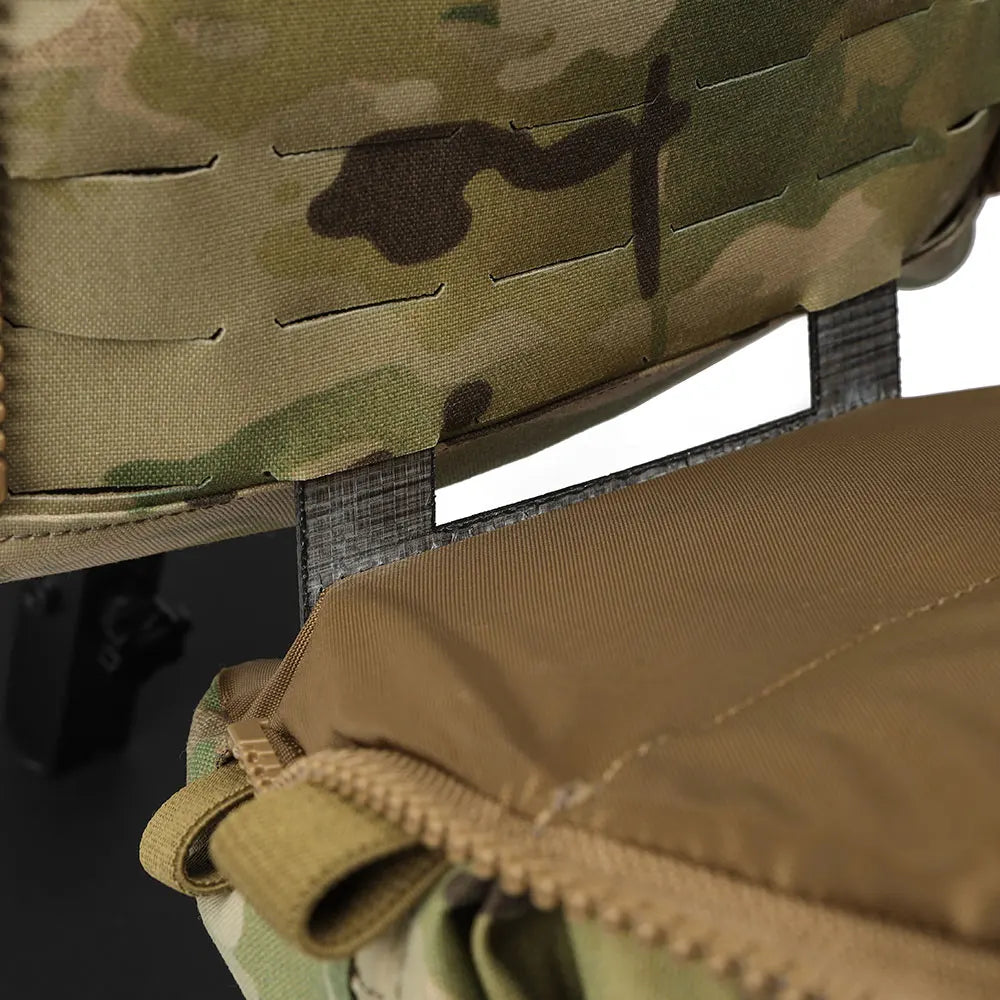 Emersongear For FRO Style V5 Vest Back Panel Double Pouch Hunting Hiking Combat Multi-purpose Bag Zip On Backpack Nylon EM9649