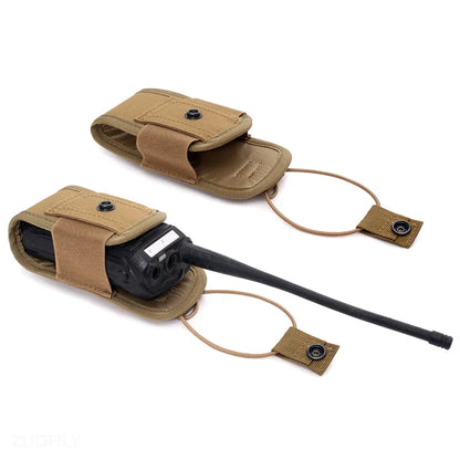 Field Training Molle Radio Walkie Talkie Pouch 1000D Outdoor Portable Radio Interphone Holster Carry Bag Hunting Camping Pocket
