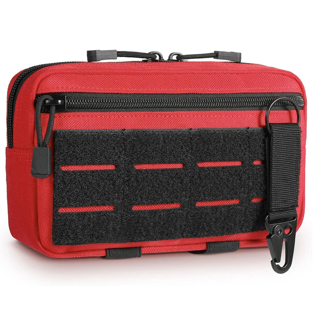Molle Admin Pouch Utility EDC Tool Pouch Hunting Bag Horizontal Modular Pouch Chest Waist Pack EMT Orgaznier Bag for Outdoors