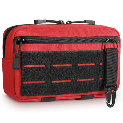 Molle Admin Pouch Utility EDC Tool Pouch Hunting Bag Horizontal Modular Pouch Chest Waist Pack EMT Orgaznier Bag for Outdoors