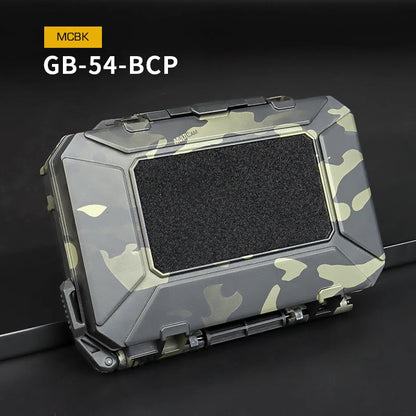 Tactical Waterproof Case Pistol Battery Mobile Phone Bag Protective Double Sponge Shockproof Lockable Airsoft Vest Gear