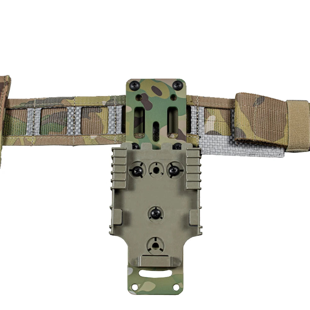 Modular Holster Adaptor Aluminum Alloy Battle Belt Quick Pull Draw Hunting Airsoft Pistol Holster Ferro MHA Leg Strap Adapter