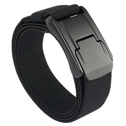 2026 New Stretch Belt For Men and Women Hard Quick Release Buckle Strong Real Nylon Unisex Elastic Belt Overalls Work Belt