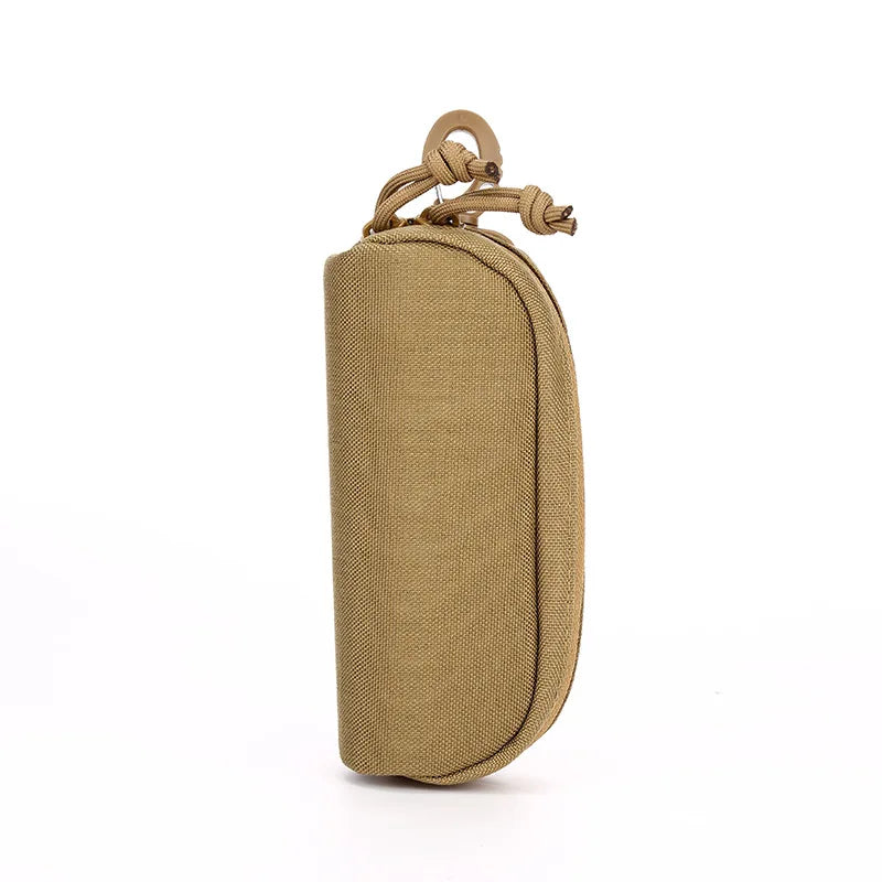 Hard Shell Glasses Pouch Sunglasses Tactical Molle EDC Waist Pack Utility Outdoor Hunting Accessories Organizer Eyeglasses Case