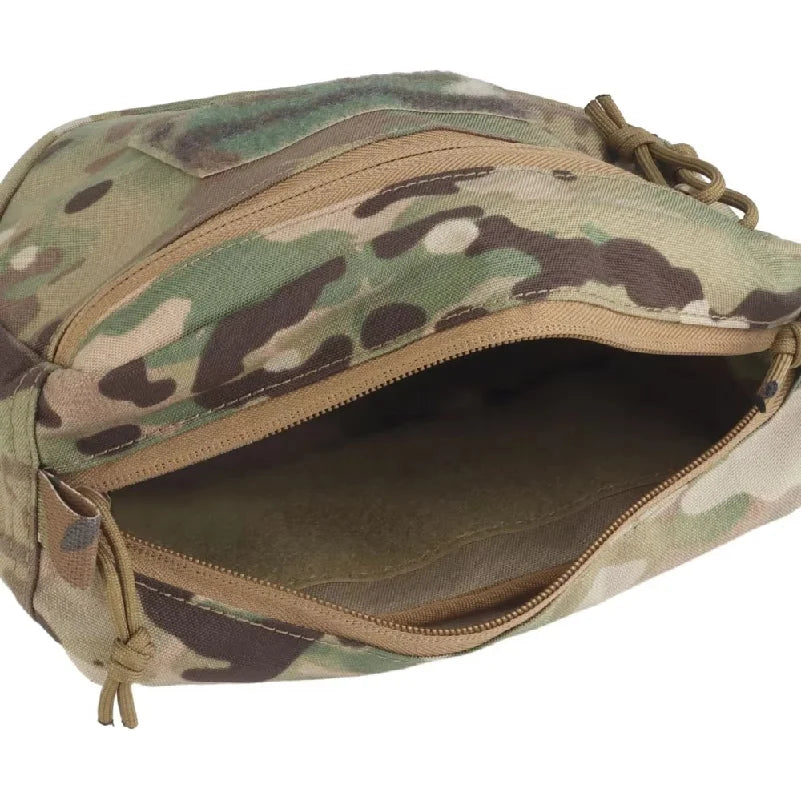 Tactical Vest Underbelly Pouch Hunting Vest Drop Pouches for JPC LBT-6094A V5 Plate Carrier Airsoft Gear Abdominal Storage Bag