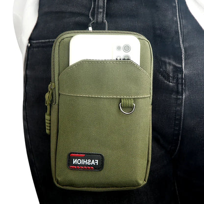 EDC Molle Bag Purse Nylon Waist Bag Outdoor Waist Fanny Pack Men Phone Pouch Camping Hunting Sports Bag