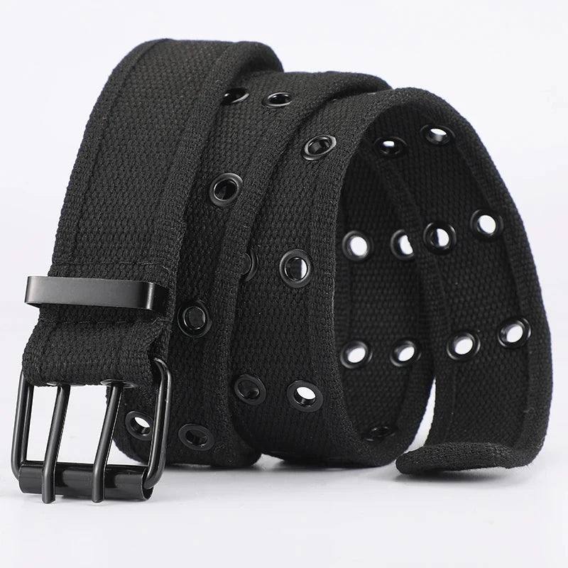 Men Belts Canvas Outdoor Belt Nylon Webbing Tactical Belt Fashion Casual Designer Unisex Belts High Quality Sports Strap FRALU
