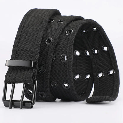 Men Belts Canvas Outdoor Belt Nylon Webbing Tactical Belt Fashion Casual Designer Unisex Belts High Quality Sports Strap FRALU