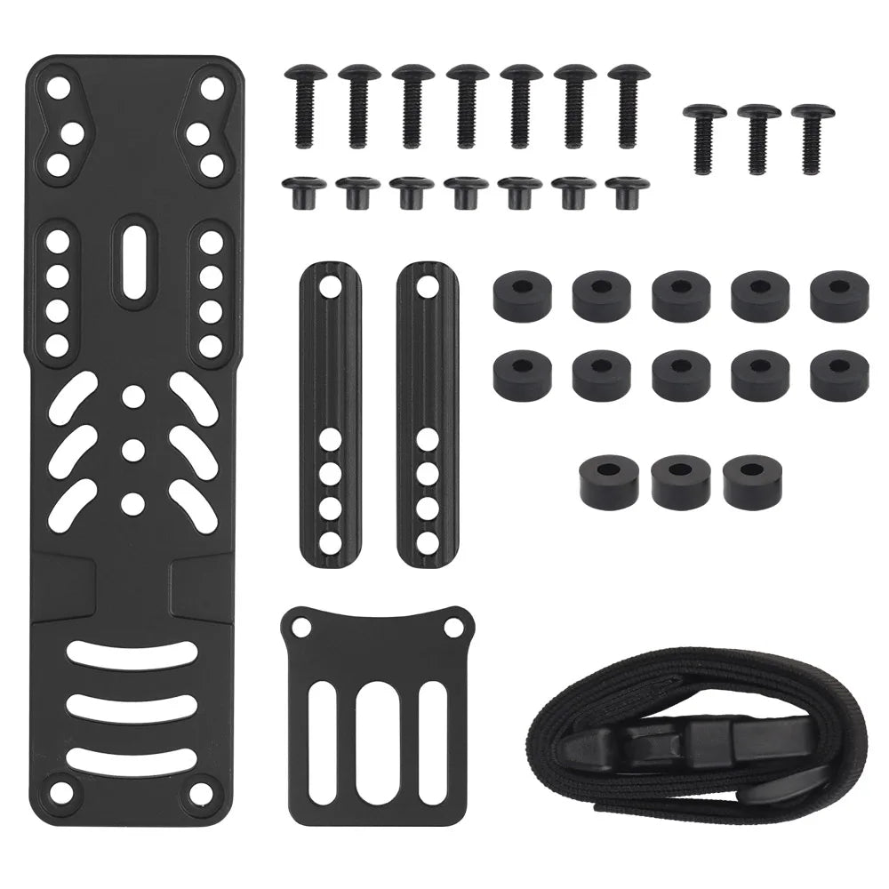 Metal Modular Holster Adapter 2.0 Multi-hole Position Adjustment QLS Platform Hunting Combat Airsoft Holster Adapter Accessories