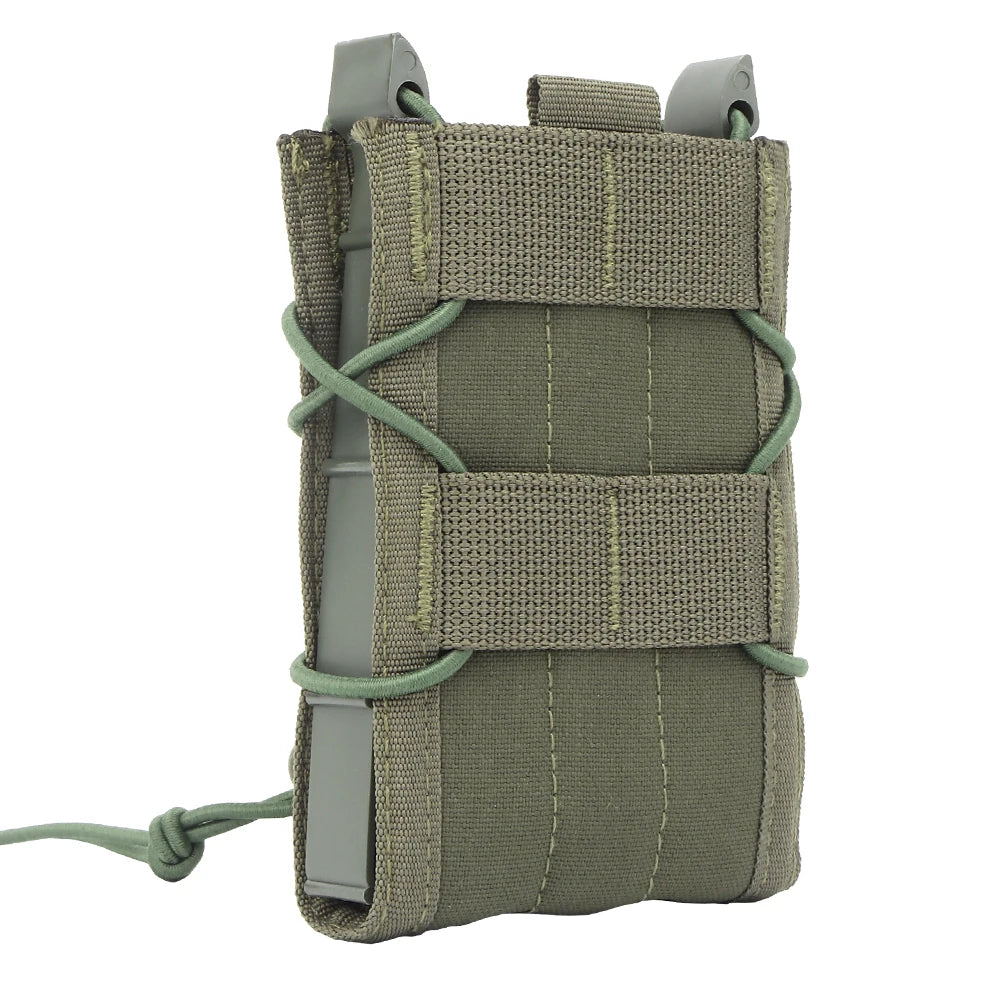 OPHIDANTAC 9MM 5.56 Magazine Pouches Tactical AK AR M4 AR15 Single Magazine Bag Rifle Molle Mag Holster Pouch Hunting