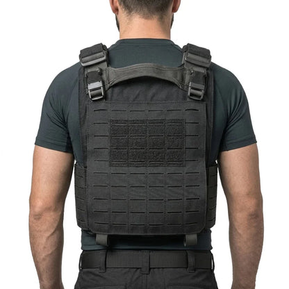 Wear-resistant Quick-release Laser-cut MOLLE System Outdoor Hunting Training Tactical Vest Made of Nylon Material
