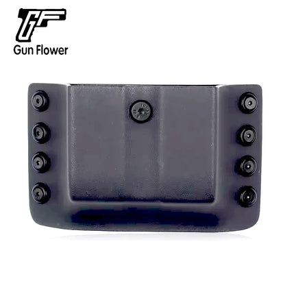 Gunflower Tactical Kydex Double Stack Magazine Holster 9mm 0.4S&W Pistol Mag Pouches Carrier