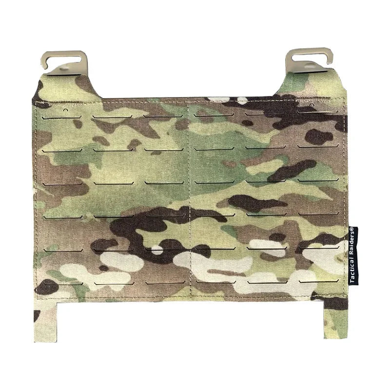 Tactical Vest Molle Front Panel Flat Pouch Expansion Conversion Board /Connecting Buckle Multicolor Laser Cutting