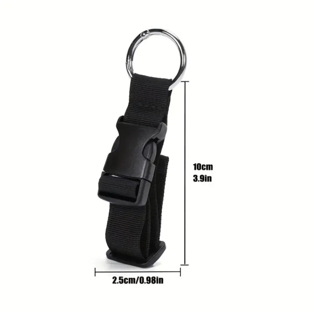 Buckle Backpack Strap Portable Strap with Release Buckle Additional Bag Luggage Strap Belt Jacket Holder