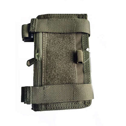 Outdoor Tactical Arm Sleeve Map Pouch Case Documets Pocket Wrist Bag Zipper Storage Bag TC0176