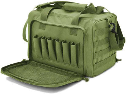 Gun Range Storage Bag Tactical Camping Molle Pouch Outdoor Sport Hunting Accessory Nylon Gun Case Bag Pistol Tool Shoulder Pack