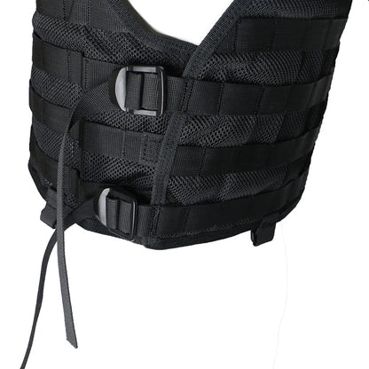 SOETAC Molle Tactical Vest Outdoor Combat Mesh Vests CS Game Duty Training Fishing Jacket Hunting Vest Zipper