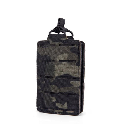 Tactical 556mm Mag Pouch Single Magazine Bag Open-Top MOLLE Bag for M4 M14 M16 AR-15 5.56MM Rifle Magazines