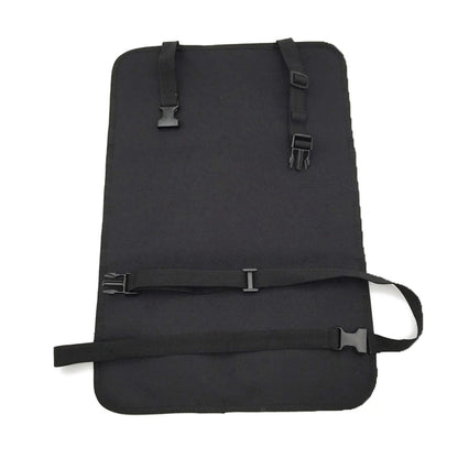Vehicle Tactical Seat Back MOLLE Panel Car Backseat Organizer Storage Board with Pockets Camping Hunting Outdoor Equipment
