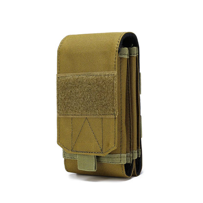 Tactical 7inch Waist Phone Pouch Double Molle Sytsem Cellephone Bag Outdoor Cigarette Pouch Key Outdoor Tool Accessory Bag