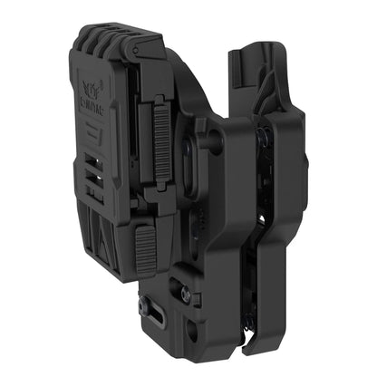 Universal Belt Clip Holster, 360° Rotation Tactical OWB Holster For full size,compact,subcompact, Right hand,Polymer