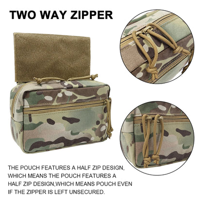 Tactical Vest Dangler Drop Pouch Mini Abdominal Dump Drop Pouch Fanny Pack for JPC CPC LBT D3CR MK3 MK4 Plate Carrier Storage
