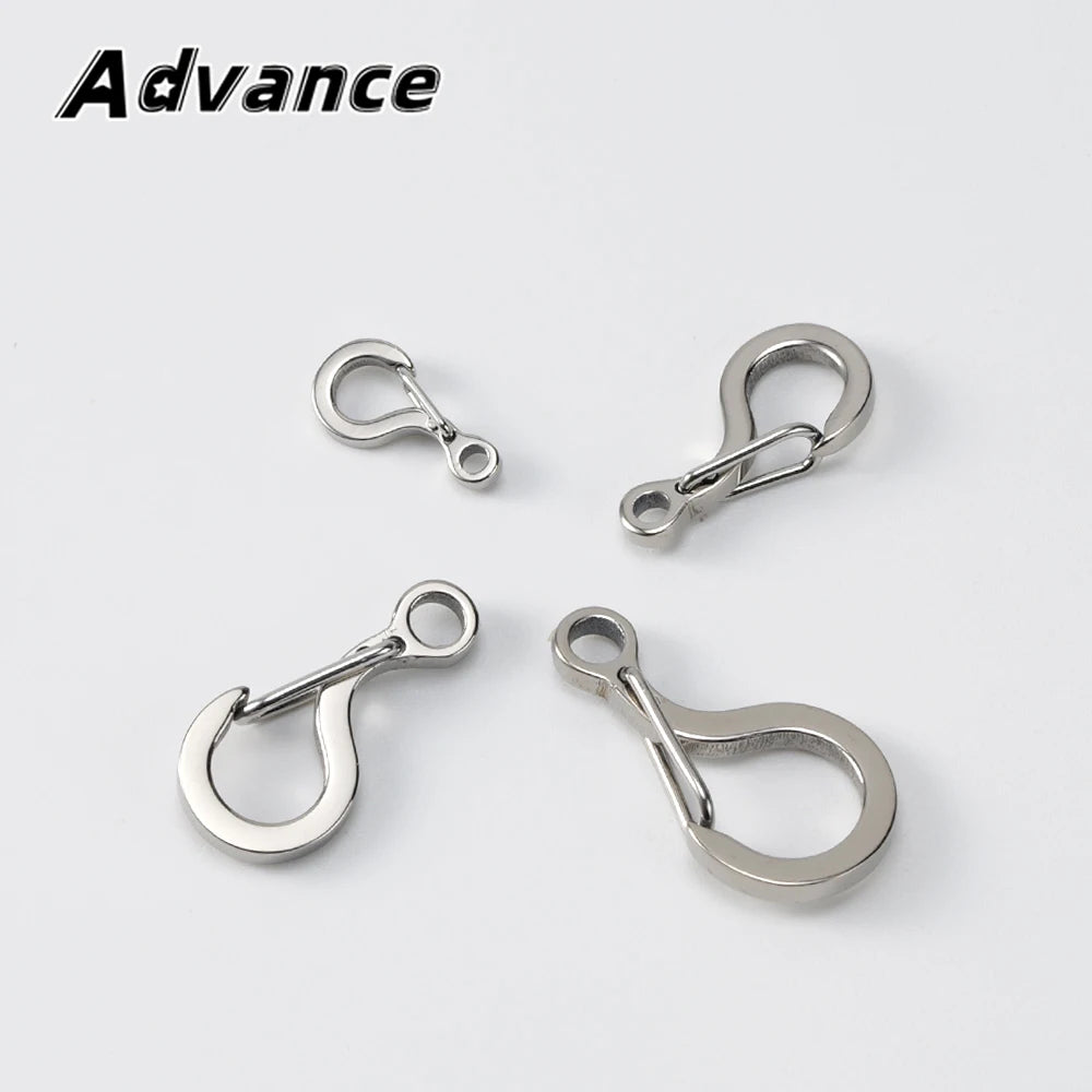 Small Size Key Chain Buckle Outdoor EDC Tool Keyring Accessories Titanium Alloy