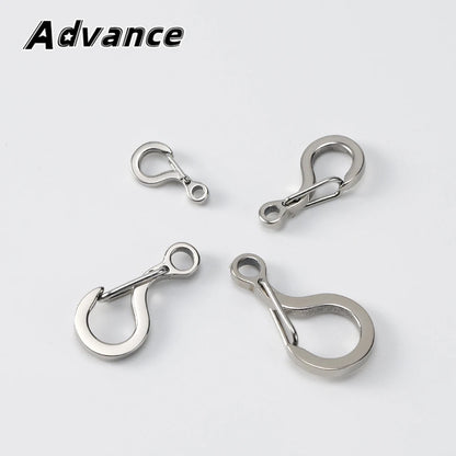 Small Size Key Chain Buckle Outdoor EDC Tool Keyring Accessories Titanium Alloy