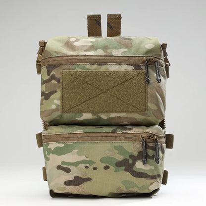 Assault Adapt Banger Back Panel Zip On Rear Pack Tactical Vest GP Pouch Multitools Pocket FCPC V5 Plate Carrier Accessories Bag