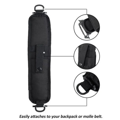 Backpack Shoulder Strap Bag Sundries Pouch Molle Flashlight Pouch EDC Tool Bag Outdoor Hunting Camping Accessories