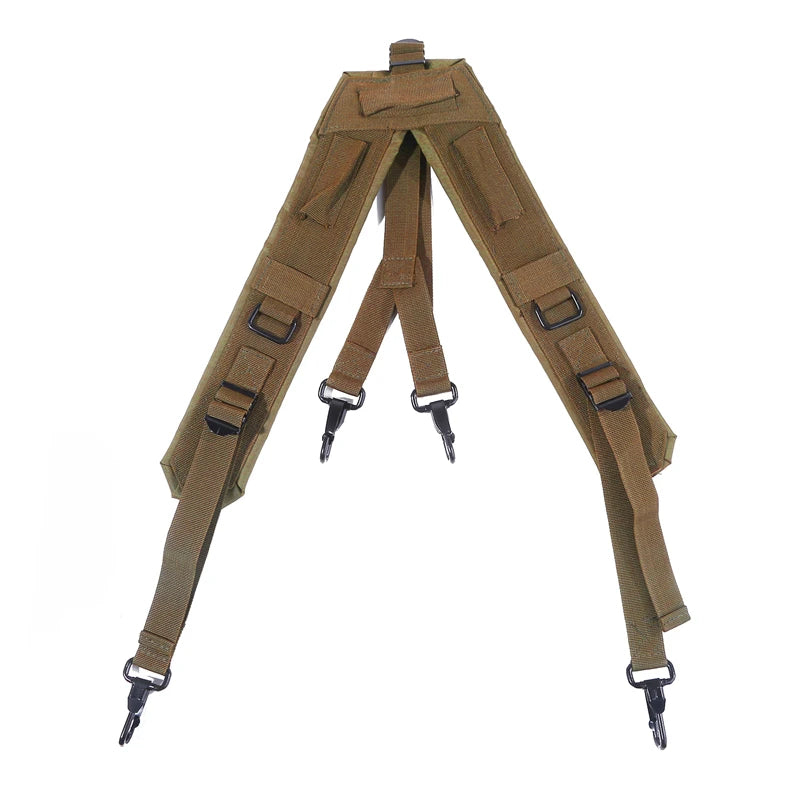 Outdoor Tactical Belt CS Army Fans Combat Belts Military Hunting Accessorios Y Belt Girdle Shoulder Chest Strap Tactico Militar