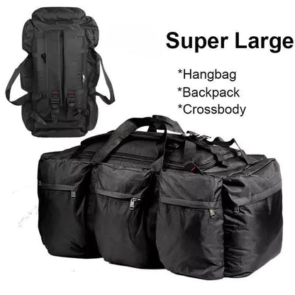 90L Camping Bag Travel Backpack Large Luggage for Men Outdoor Shoulder Hiking Trekking Tourist Tactical Carry-on Duffel Weekend