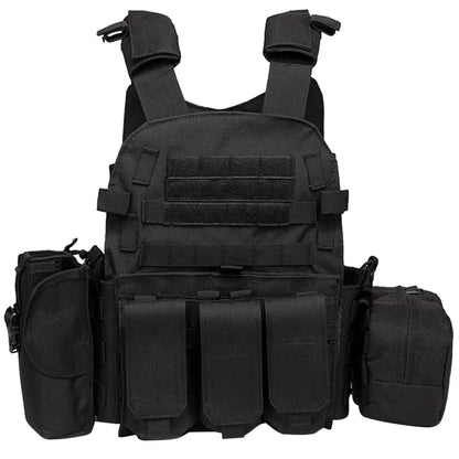Nylon Tactical Vest Body Armor Hunting Carrier  Men Combat  Camo Military Army Vest Outdoor CS