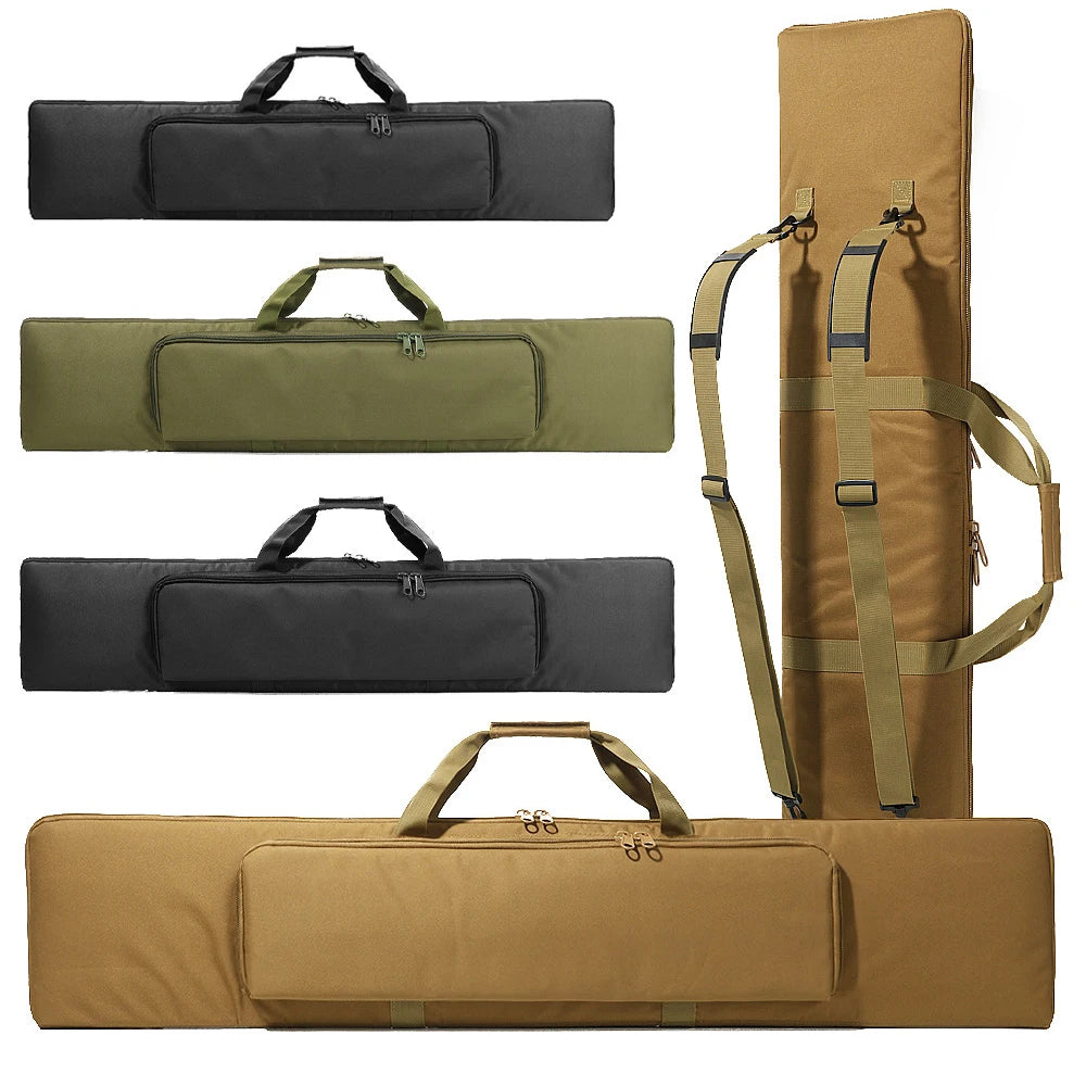 100/120cm Gun Bag Tactical Rifle Case Airsoft Carbines Lunettes Backpack Tactical Soft Pocket Outdoor Carry Bag Hunting Backpack