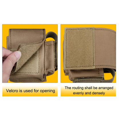Nylon for Molle Pouch Waist Bag Multifunctional Mini for Molle Cellphone Pouch Belt Small Pouch with Buttons for Outdoor Camping