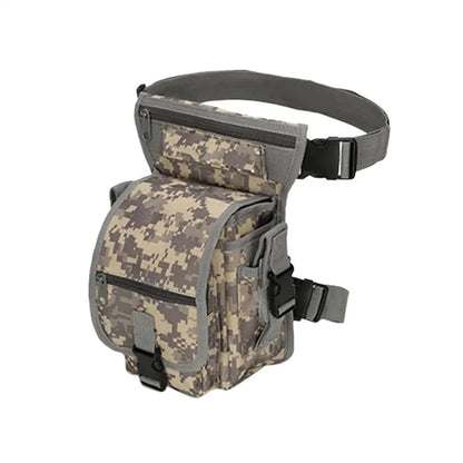 Outdoor Drop Leg Bag EDC Molle Hunting Hiking Fanny Thigh Pack Motorcycle Riding Men Tool Waist Pouch