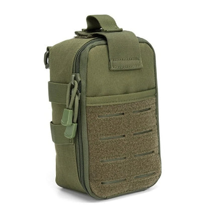 Tactical MOLLE First Aid Pouch 600D Nylon Water Resistant EDC Medical Bag Organizer for Outdoor Hunting Hiking Camping