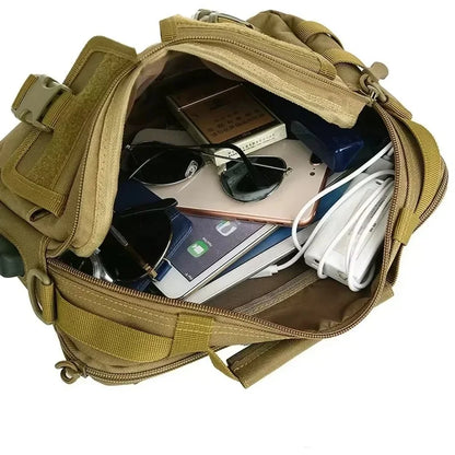 Multi-functional Outdoor Tactical Backpack Fanny USB Charging Messenger Bag One Shoulder Bag Camping Crossbody Bag Wholesale