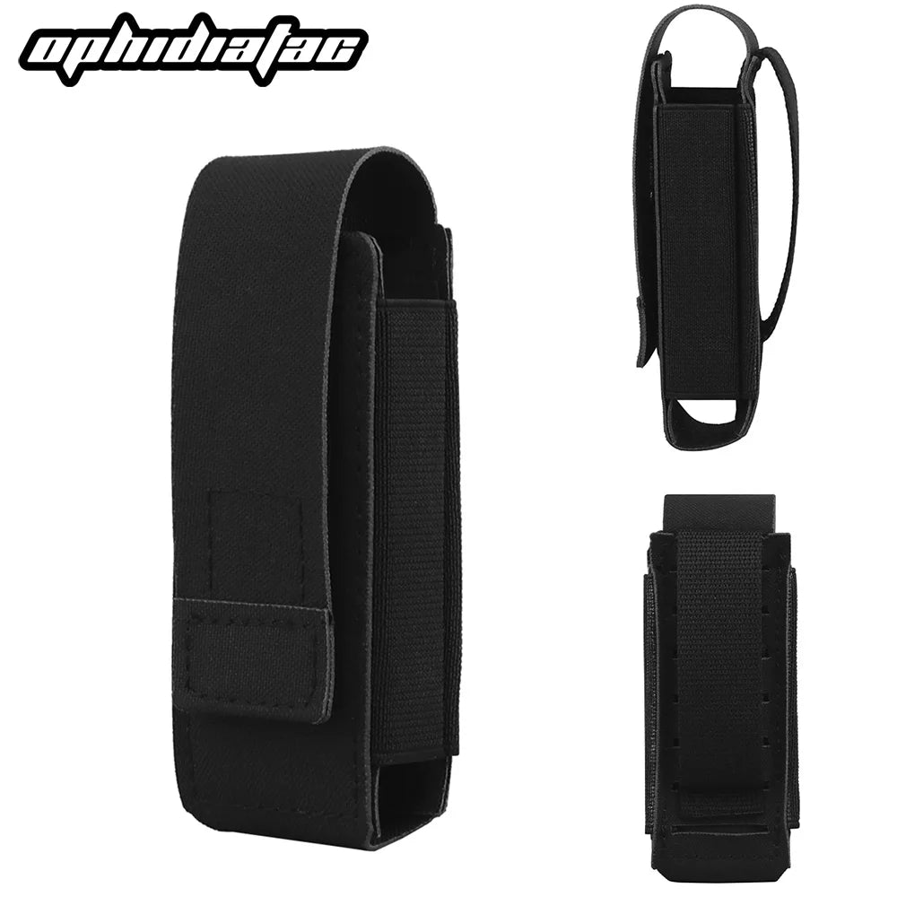 OPHIDIAN Hunting Molle Pepper Spray Bag Multi-Purpose Bag Elastic 9mm Magazine Flashlight Holder Hunting Vest Belt Accessories