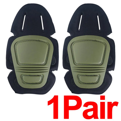 Tactical Knee Elbow Pads Set Outdoor Camouflage Combat Gear Hunting Suit Protection Quick-insert Soft Cushion Military Guard