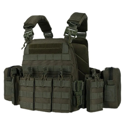 Quick Release Tactical Vest Multi-Purpose Training Vest with Pouches for Outdoor Airsoft 4 Colors Hunting vest
