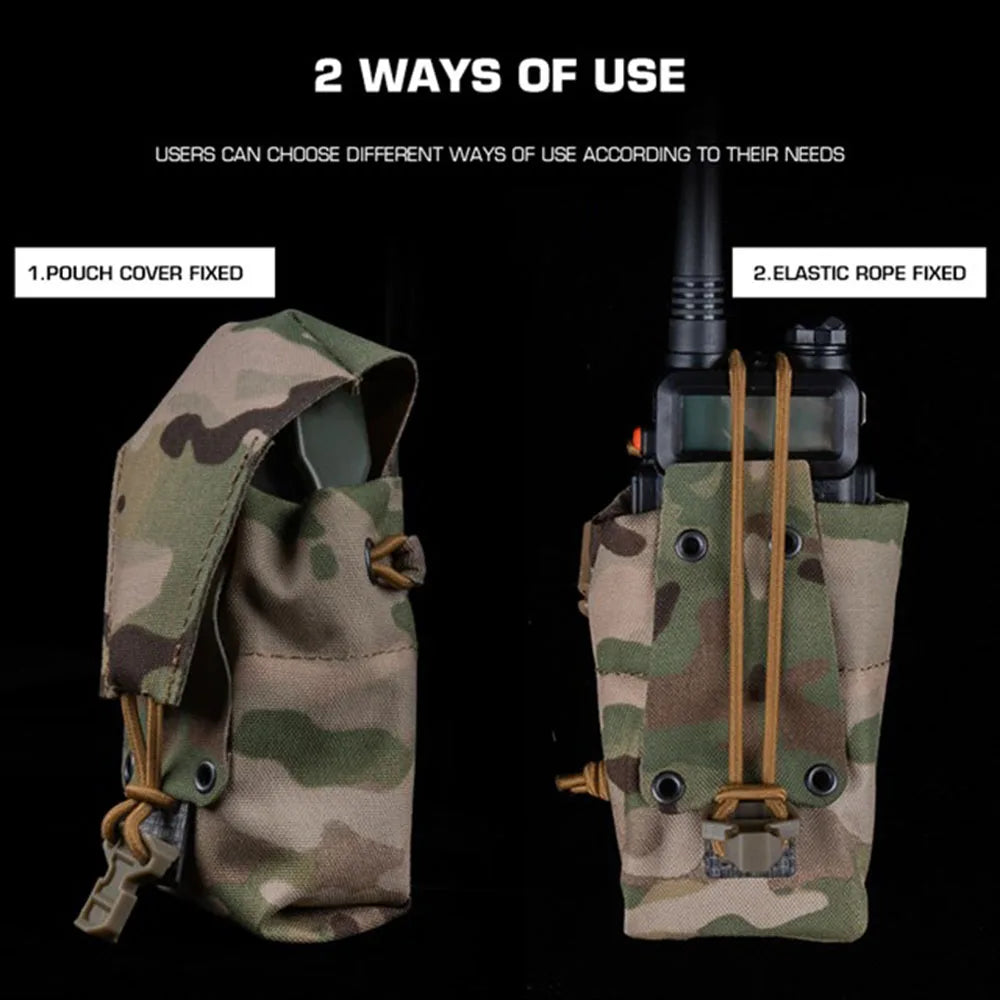 Tactical Vest Molle Silent Flash Bang Pouch Bag Multifunctional Pouch Flip Sundries Bag Outdoor