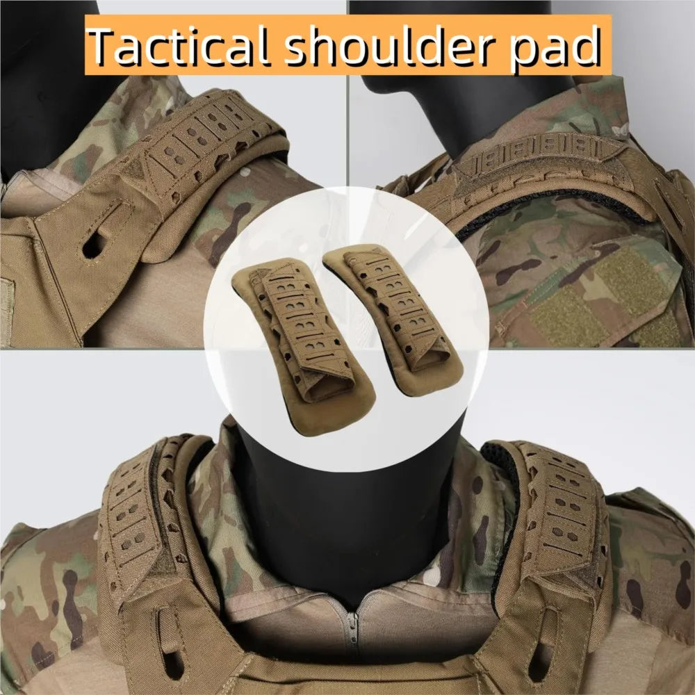 Outdoor Sports Tactical Shoulder Pad Shockproof Pressure Relief Pad Shoulder Support Pad Breathable Non-Slip Backpack
