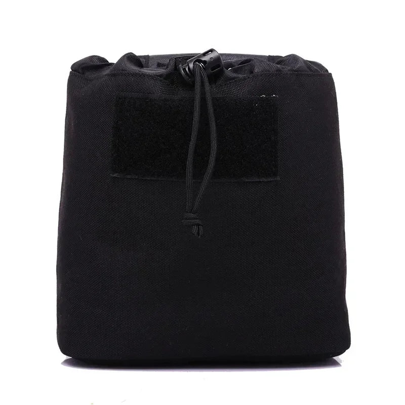 Foldable Molle Magazine Dump Drop Pouch Ammo Mag Holder Folding Outdoor Camping Hiking Hunting Accessories EDC Tool Waist Bag