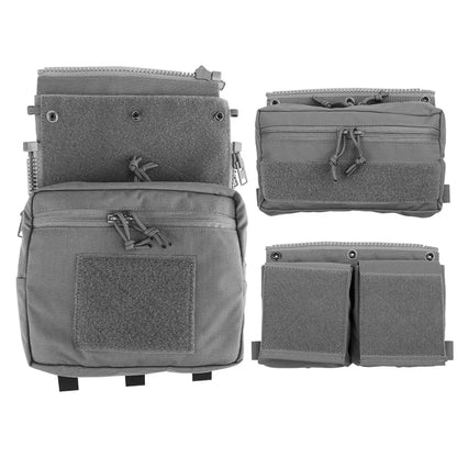Tactical Panel Backpack Plate Carrier Expansion Pouch Bag Hunting Airsoft Vest Accessories for LV-119 Assault Vest Panel