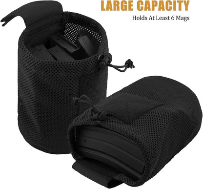Tactical Pouch Dump Pouch Molle Net Recovery Pocket Charger Foldable for Belt Vest Tactical Backpack